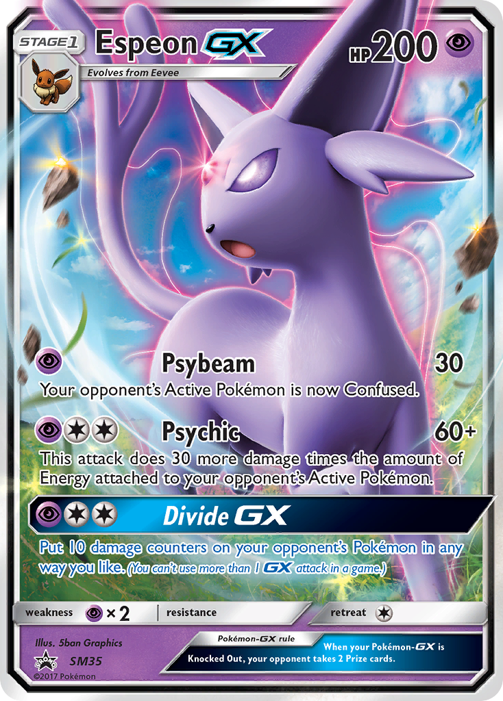 Espeon GX (SM35) [Sun & Moon: Black Star Promos] - The Mythic Store | 24h Order Processing