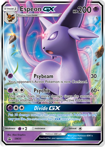 Espeon GX (SM35) [Sun & Moon: Black Star Promos] - The Mythic Store | 24h Order Processing
