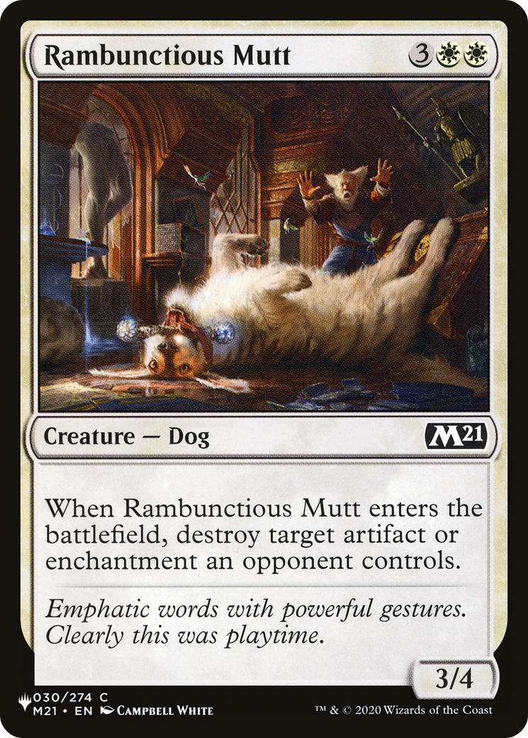 Rambunctious Mutt [The List Reprints] - The Mythic Store | 24h Order Processing