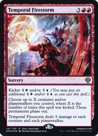 Temporal Firestorm [Dominaria United Prerelease Promos] - The Mythic Store | 24h Order Processing