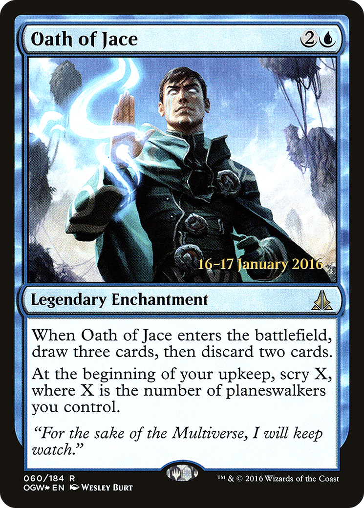 Oath of Jace [Oath of the Gatewatch Prerelease Promos] - The Mythic Store | 24h Order Processing