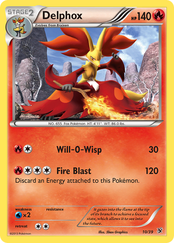 Delphox (10/39) [XY: Kalos Starter Set] - The Mythic Store | 24h Order Processing