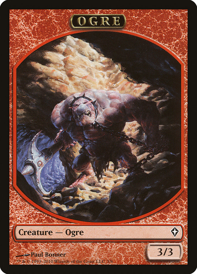 Ogre Token [Worldwake Tokens] - The Mythic Store | 24h Order Processing