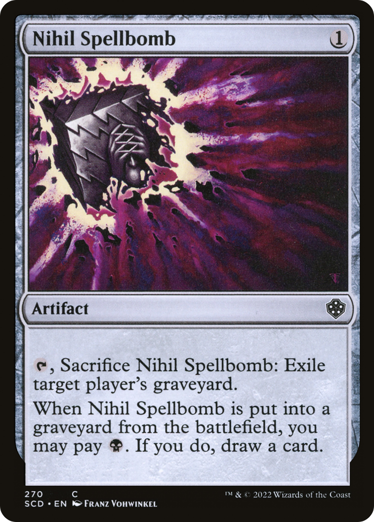 Nihil Spellbomb [Starter Commander Decks] - The Mythic Store | 24h Order Processing