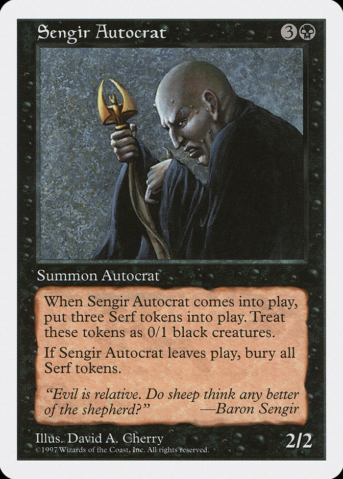 Sengir Autocrat [Fifth Edition] - The Mythic Store | 24h Order Processing