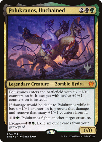 Polukranos, Unchained (Promo Pack) [Theros Beyond Death Promos] - The Mythic Store | 24h Order Processing