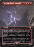 Call Forth the Tempest (Borderless) (Surge Foil) [The Lord of the Rings: Tales of Middle-Earth Commander] - The Mythic Store | 24h Order Processing