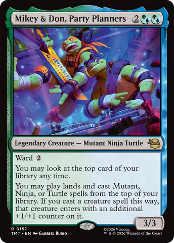 Mikey & Don, Party Planners [Teenage Mutant Ninja Turtles] - The Mythic Store | 24h Order Processing