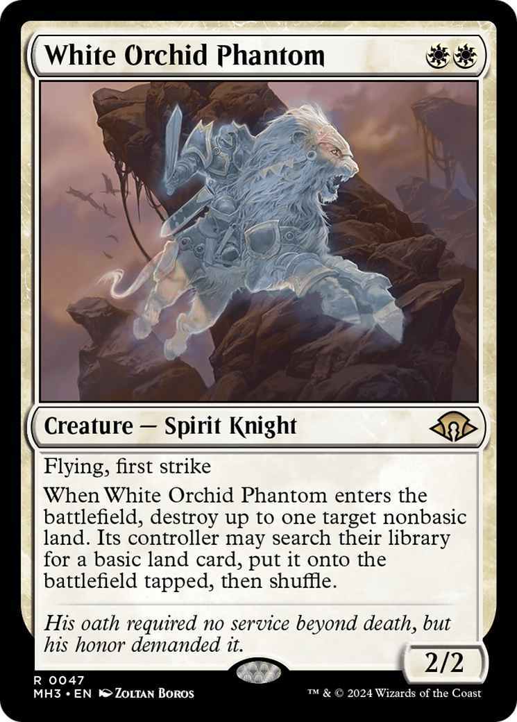White Orchid Phantom [Modern Horizons 3] - The Mythic Store | 24h Order Processing