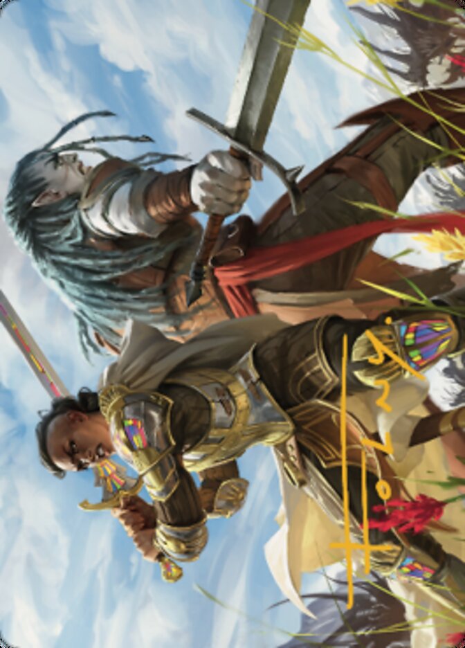 Join Forces Art Card (Gold-Stamped Signature) [Dominaria United Art Series] - The Mythic Store | 24h Order Processing