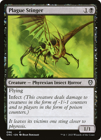 Plague Stinger [Phyrexia: All Will Be One Commander] - The Mythic Store | 24h Order Processing
