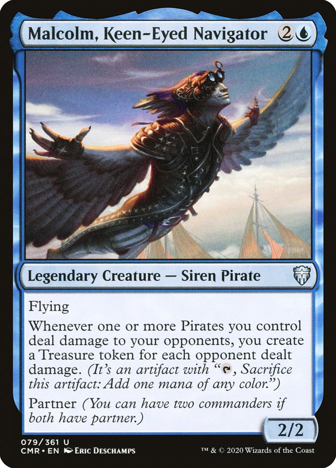 Malcolm, Keen-Eyed Navigator [Commander Legends] - The Mythic Store | 24h Order Processing