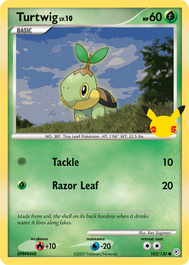 Turtwig (103/130) (Jumbo Card) [First Partner Pack] - The Mythic Store | 24h Order Processing
