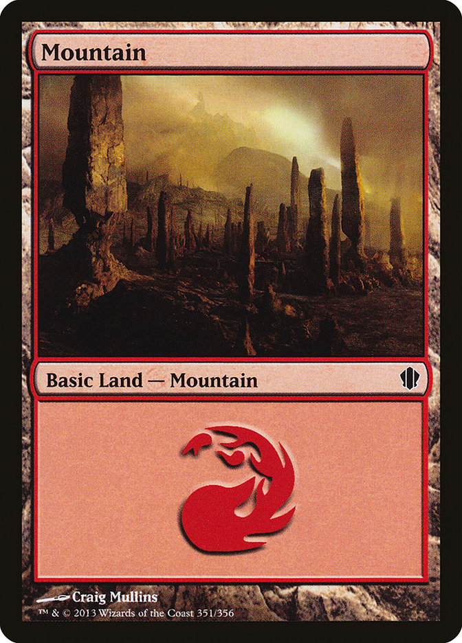 Mountain (351) [Commander 2013] - The Mythic Store | 24h Order Processing