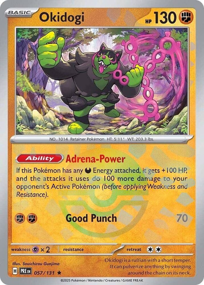 Okidogi (057/131) (Poke Ball Pattern) [Scarlet & Violet: Prismatic Evolutions] - The Mythic Store | 24h Order Processing