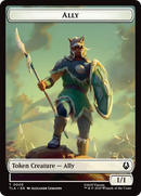 Ally (0005) // Clue (0018) Double-Sided Token [Avatar: The Last Airbender Tokens] - The Mythic Store | 24h Order Processing