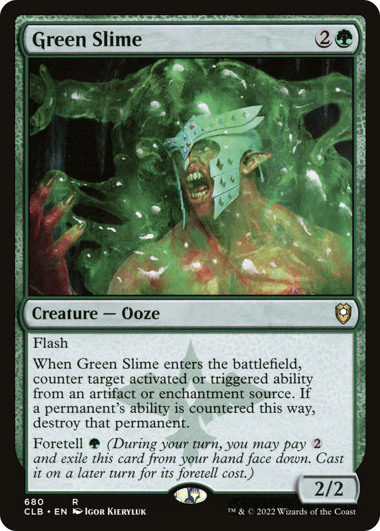 Green Slime [Commander Legends: Battle for Baldur's Gate] - The Mythic Store | 24h Order Processing