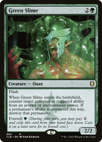 Green Slime [Commander Legends: Battle for Baldur's Gate] - The Mythic Store | 24h Order Processing