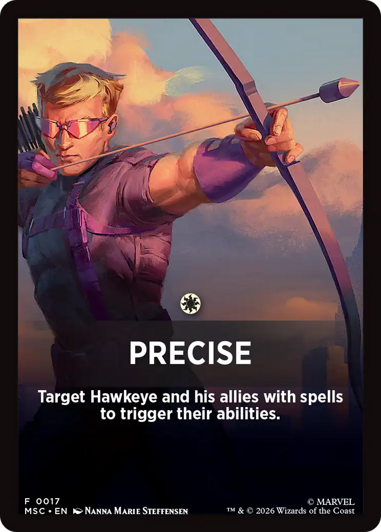 Precise Theme Card [Marvel Super Heroes Commander] - The Mythic Store | 24h Order Processing