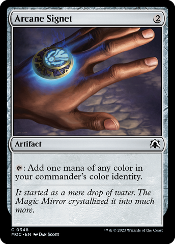 Arcane Signet [March of the Machine Commander] - The Mythic Store | 24h Order Processing