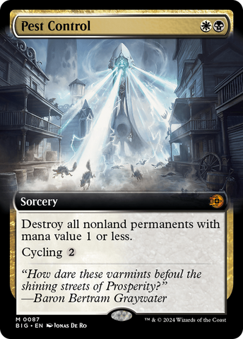 Pest Control (Extended Art) [Outlaws of Thunder Junction: The Big Score] - The Mythic Store | 24h Order Processing