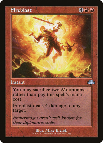 Fireblast (Retro) [Dominaria Remastered] - The Mythic Store | 24h Order Processing