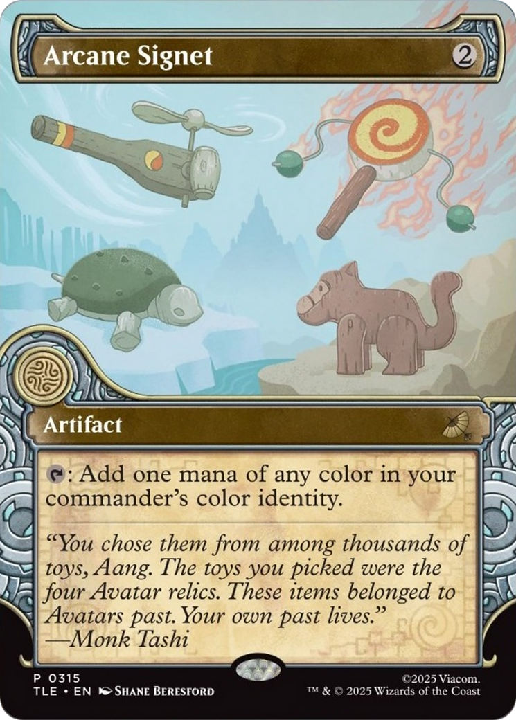 Arcane Signet (Showcase) [Avatar: The Last Airbender: Eternal-Legal] - The Mythic Store | 24h Order Processing