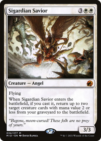 Sigardian Savior (Promo Pack) [Innistrad: Midnight Hunt Promos] - The Mythic Store | 24h Order Processing
