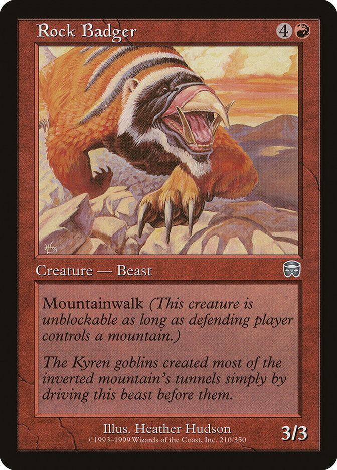Rock Badger [Mercadian Masques] - The Mythic Store | 24h Order Processing