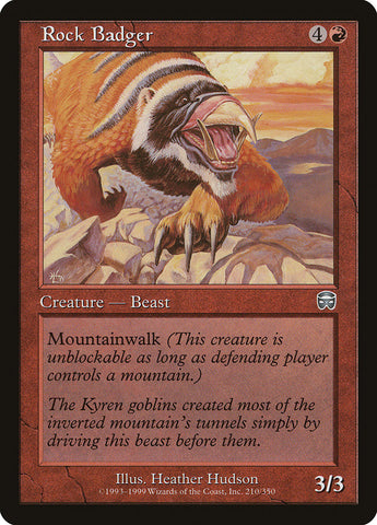 Rock Badger [Mercadian Masques] - The Mythic Store | 24h Order Processing