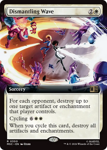 Dismantling Wave (Extended Art) [Marvel Super Heroes Commander] - The Mythic Store | 24h Order Processing