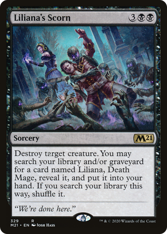 Liliana's Scorn [Core Set 2021] - The Mythic Store | 24h Order Processing