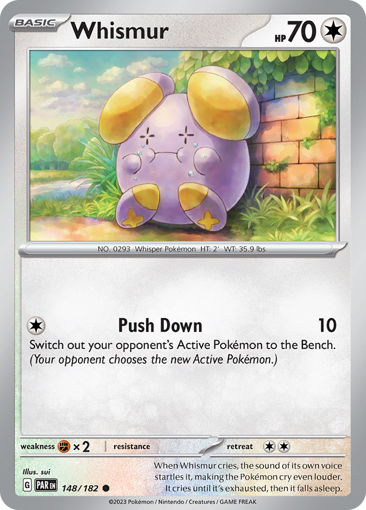 Whismur (148/182) [Scarlet & Violet: Paradox Rift] - The Mythic Store | 24h Order Processing