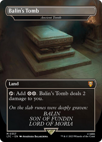 Balin's Tomb - Ancient Tomb [The Lord of the Rings: Tales of Middle-Earth Commander] - The Mythic Store | 24h Order Processing