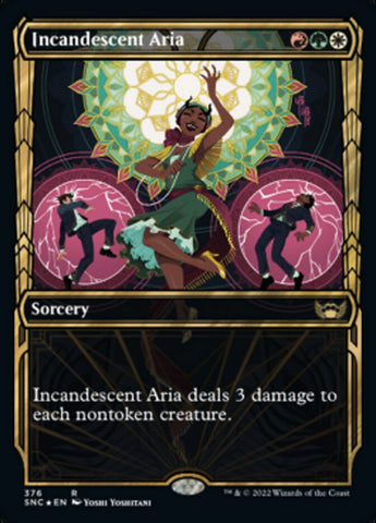 Incandescent Aria (Showcase Golden Age Gilded Foil) [Streets of New Capenna] - The Mythic Store | 24h Order Processing
