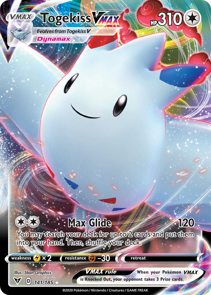 Togekiss VMAX (141/185) [Sword & Shield: Vivid Voltage] - The Mythic Store | 24h Order Processing