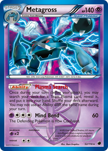 Metagross (52/116) [Black & White: Plasma Freeze] - The Mythic Store | 24h Order Processing