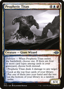 Prophetic Titan (Sketch) [Modern Horizons 2] - The Mythic Store | 24h Order Processing