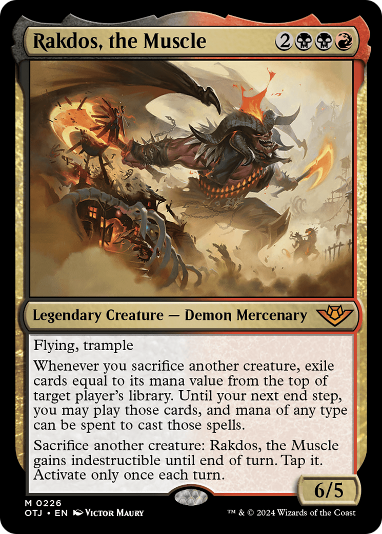 Rakdos, the Muscle [Outlaws of Thunder Junction] - The Mythic Store | 24h Order Processing