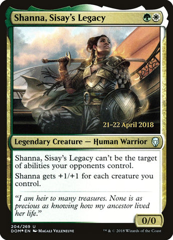 Shanna, Sisay's Legacy [Dominaria Prerelease Promos] - The Mythic Store | 24h Order Processing