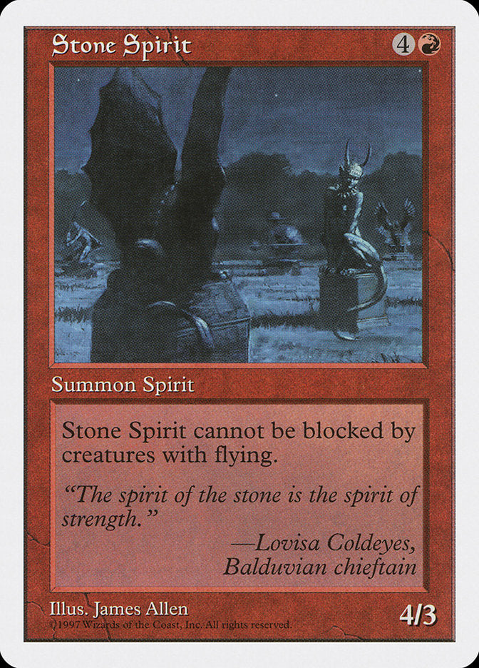Stone Spirit [Fifth Edition] - The Mythic Store | 24h Order Processing