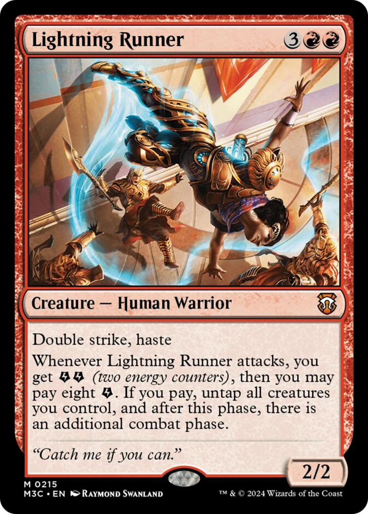 Lightning Runner [Modern Horizons 3 Commander] - The Mythic Store | 24h Order Processing