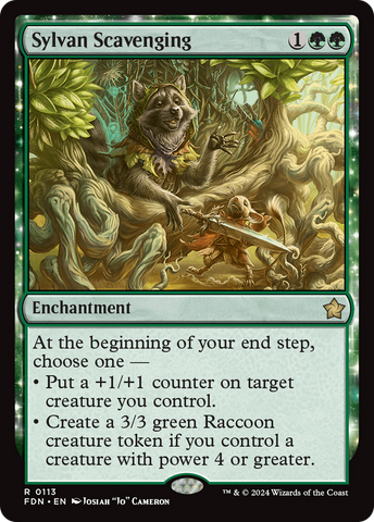 Sylvan Scavenging [Foundations] - The Mythic Store | 24h Order Processing