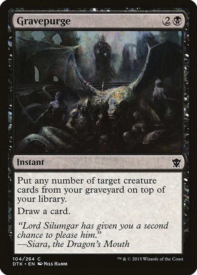Gravepurge [Dragons of Tarkir] - The Mythic Store | 24h Order Processing