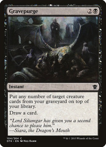 Gravepurge [Dragons of Tarkir] - The Mythic Store | 24h Order Processing