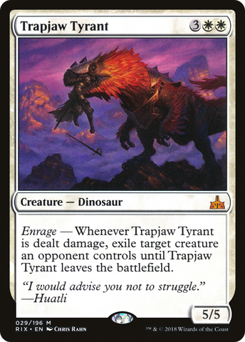Trapjaw Tyrant [Rivals of Ixalan] - The Mythic Store | 24h Order Processing