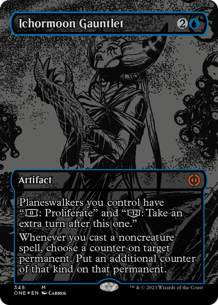 Ichormoon Gauntlet (Oil Slick Raised Foil) [Phyrexia: All Will Be One] - The Mythic Store | 24h Order Processing