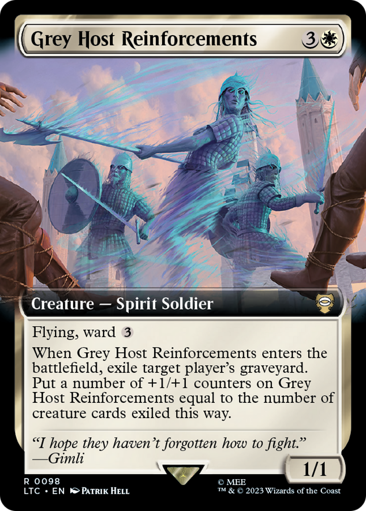 Grey Host Reinforcements (Extended Art) [The Lord of the Rings: Tales of Middle-Earth Commander] - The Mythic Store | 24h Order Processing