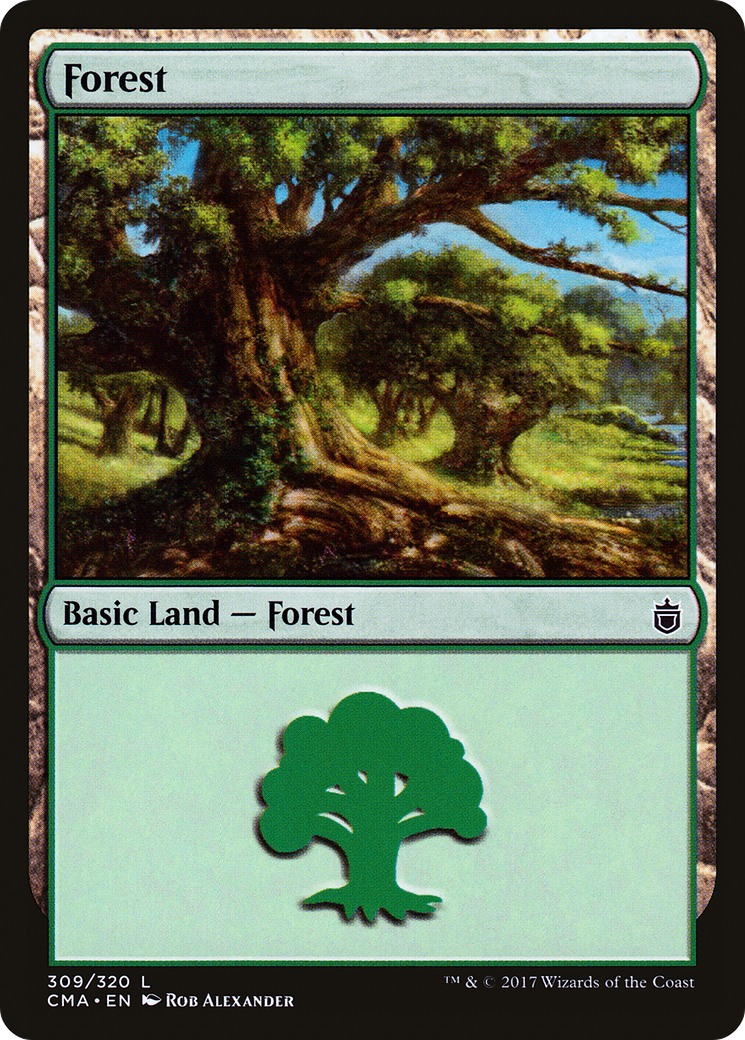 Forest (309) [Commander Anthology] - The Mythic Store | 24h Order Processing