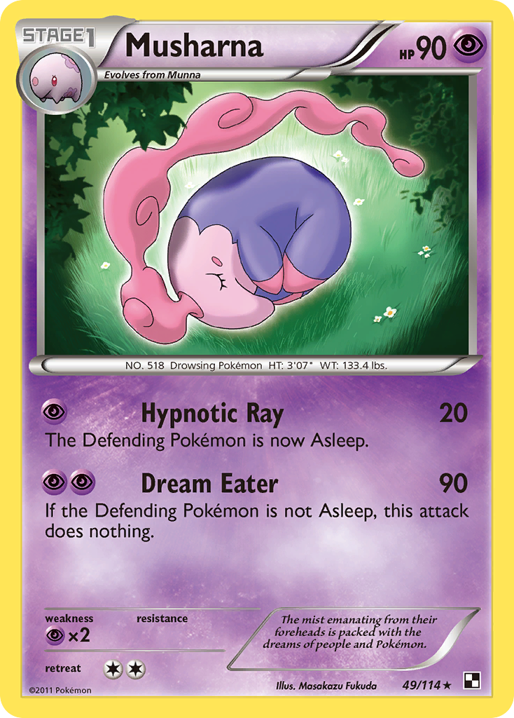 Musharna (49/114) [Black & White: Base Set] - The Mythic Store | 24h Order Processing